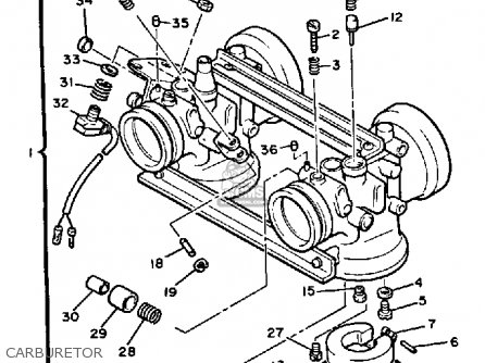 Yamaha PZ480EK PHAZER SPECIAL 1986 parts lists and schematics
