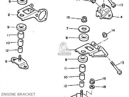 Yamaha PZ480EK PHAZER SPECIAL 1986 parts lists and schematics