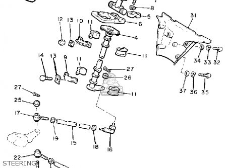 Yamaha PZ480L PHAZER 1989 parts lists and schematics