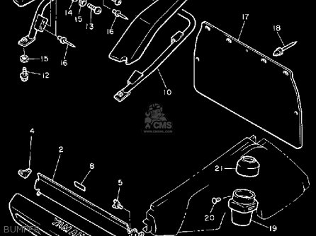 Yamaha PZ480R PHAZER 1991 parts lists and schematics