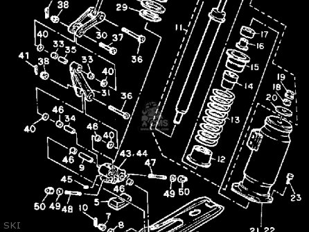 Yamaha PZ480R PHAZER 1991 parts lists and schematics