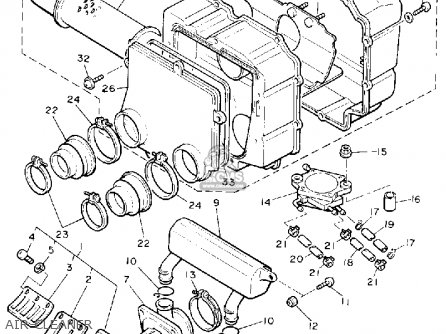Yamaha PZ480STT PHAZER 1993 parts lists and schematics