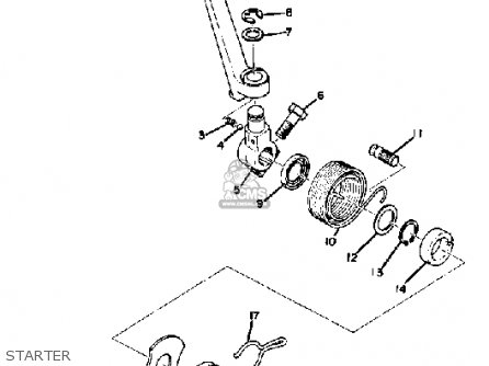 Yamaha R5 1970 USA parts lists and schematics