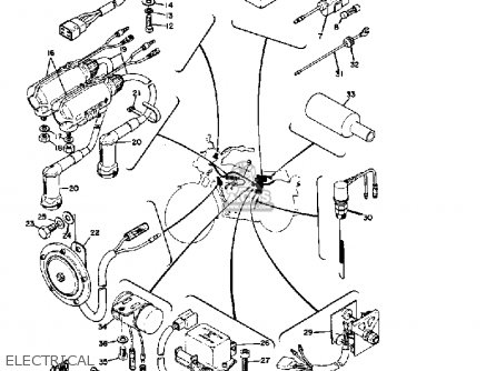 Yamaha R5B 1971 USA parts lists and schematics