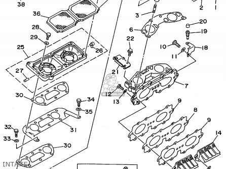 Yamaha RA700AT 1995 USA parts lists and schematics