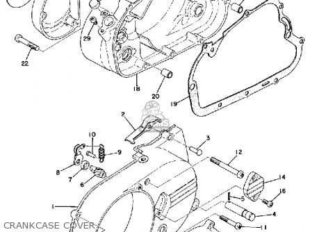 Yamaha RD125 1975 USA パーツリストと回路図