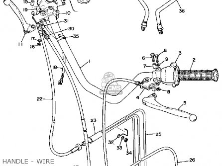 Yamaha RD125 1975 USA パーツリストと回路図