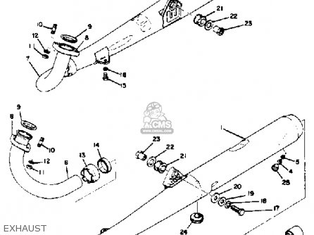 rd350 exhaust