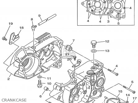 Yamaha RT100 1999 (X) USA parts lists and schematics