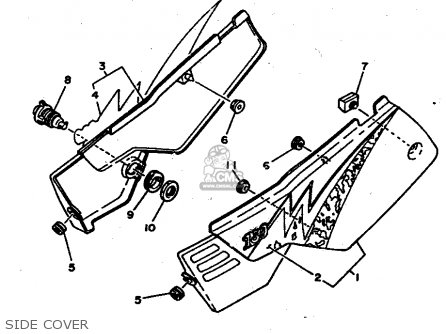 Yamaha RT180 1995 (S) USA parts lists and schematics