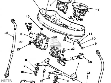 Yamaha RZ350 1985 (F) USA parts lists and schematics