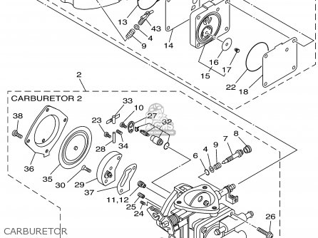 Yamaha SJ700AZ SUPERJET GM6K 2001 USA parts lists and schematics