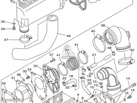 Yamaha SJ700AZ SUPERJET GM6K 2001 USA parts lists and schematics