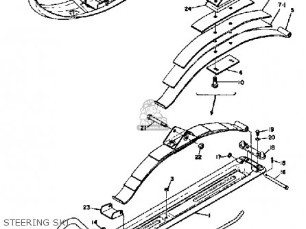 Yamaha SL351 1968 parts lists and schematics