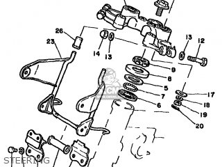 Yamaha SR250 1980 3Y8 EUROPE 203Y8-351F1 parts lists and schematics