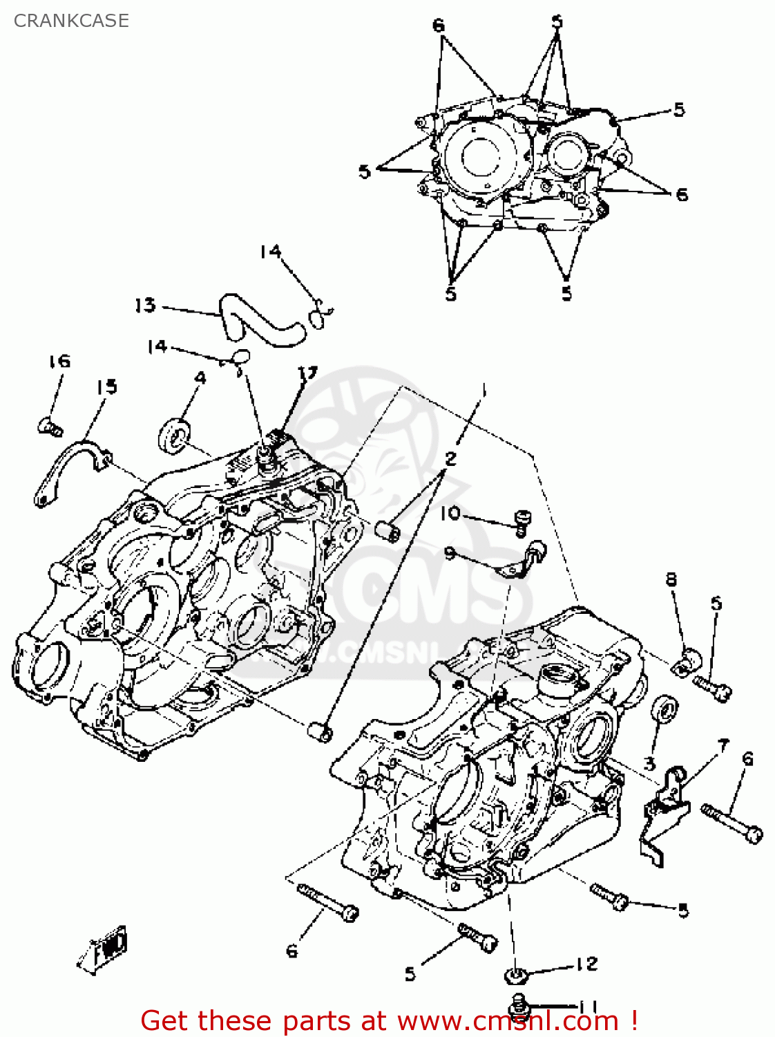 Yamaha Sr250 1980 Exciter1 Usa Crankcase - Buy Original Crankcase 