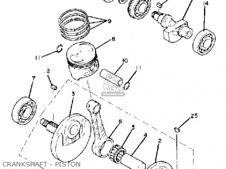 Yamaha SR250 1980 EXCITER1 USA parts lists and schematics