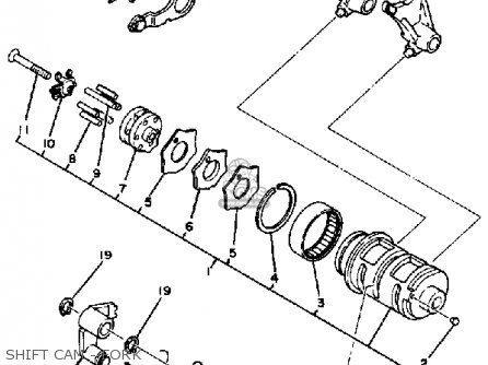 Yamaha SR250 1980 EXCITER1 USA parts lists and schematics