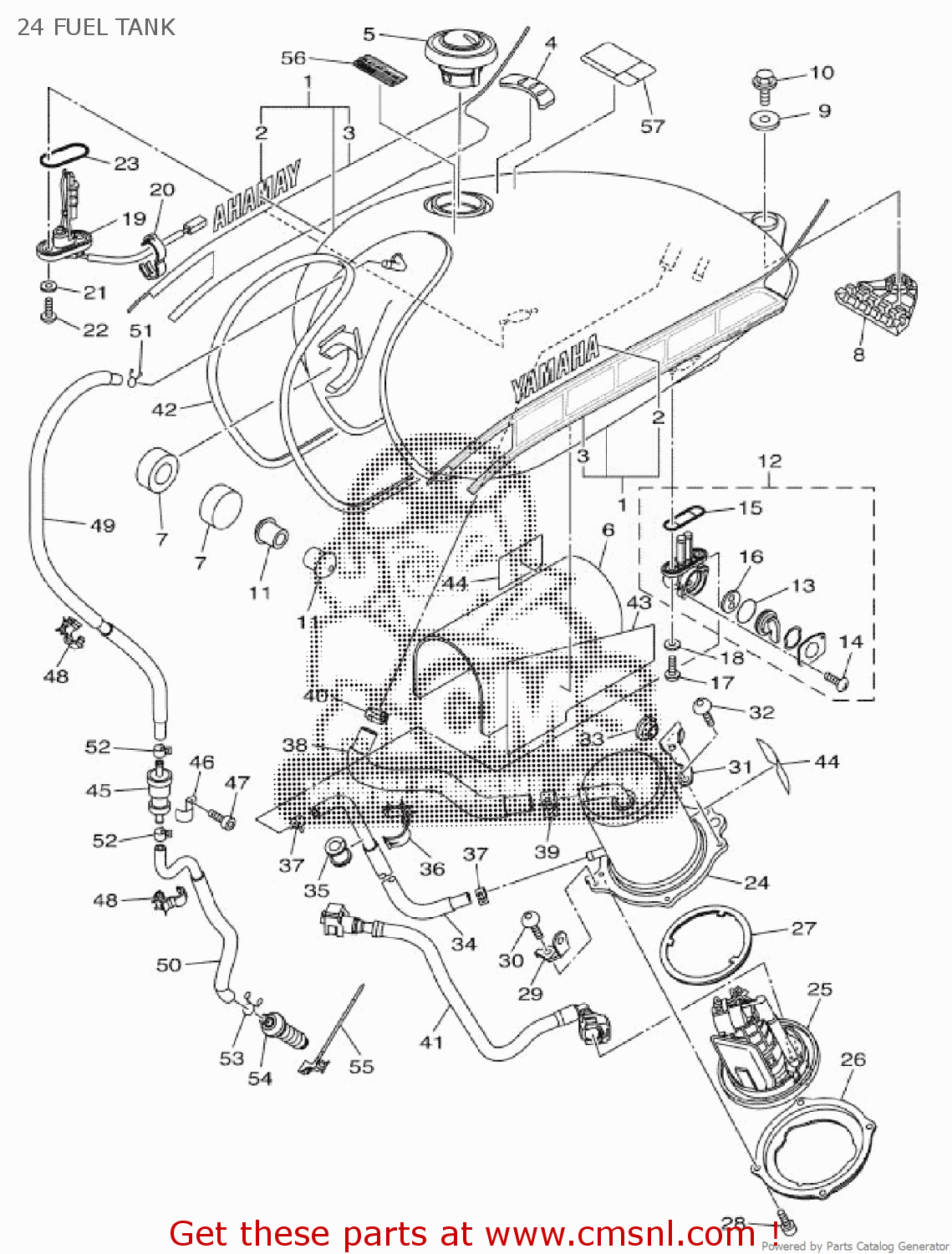 yamaha sr400 fuel tank