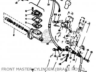 Yamaha SR500 1978 2J4 EUROPE 2J428-198E5 parts lists and schematics