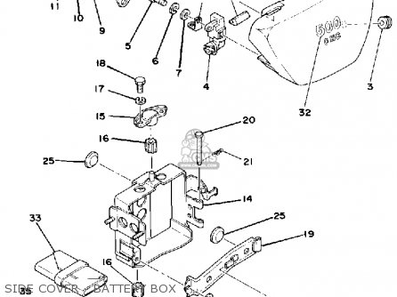 Yamaha SR500 1978 USA parts lists and schematics Yamaha SR500 1978 USA parts lists and schematics