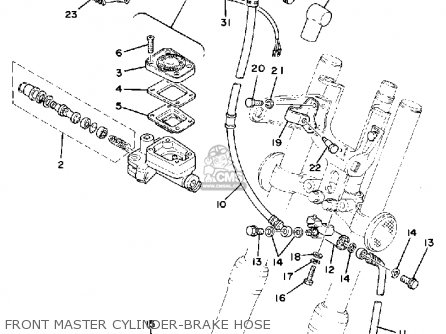 Yamaha SR500 1979 USA CANADA parts lists and schematics