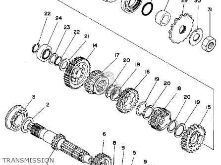 Yamaha SR500 1980 OCEANIA parts lists and schematics