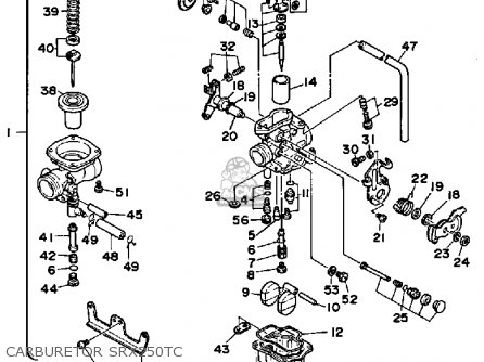 Yamaha Srx250tc 1987 Parts Lists And Schematics