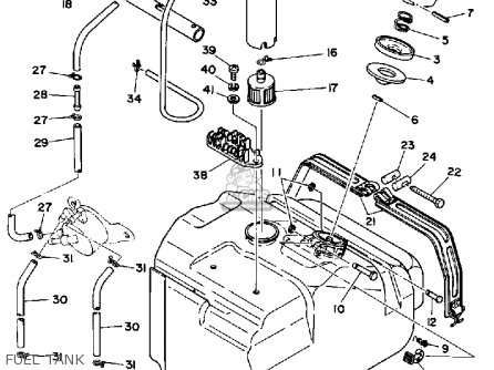 Yamaha SRX440D 1980 parts lists and schematics