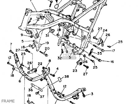 Yamaha SRX600S 1986 parts lists and schematics