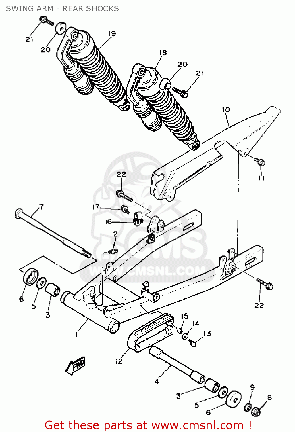 Yamaha Srx600s 1986 Swing Arm - Rear Shocks - Buy Original Swing Arm 