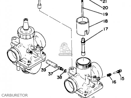 Yamaha TA125 USA parts lists and schematics