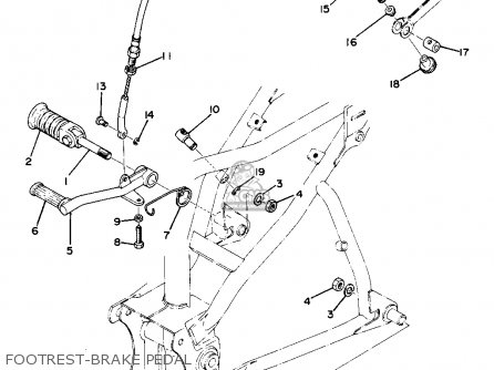 Yamaha TA125 USA parts lists and schematics