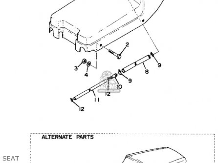 Yamaha TA125 USA parts lists and schematics