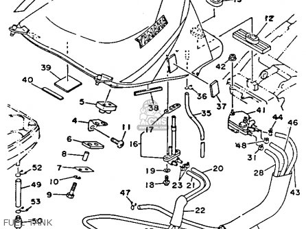 Yamaha TDM850 1992 (N) USA Parts Lists And Schematics