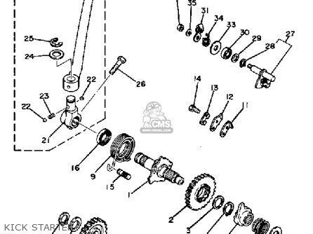 Yamaha TT250 1981 (B) USA parts lists and schematics