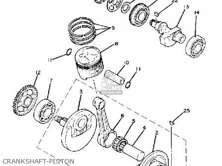 Yamaha TT250 OFF ROAD 1980 (A) USA parts lists and schematics