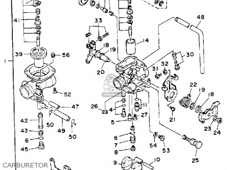 Yamaha TT350 1986 (G) USA CANADA parts lists and schematics