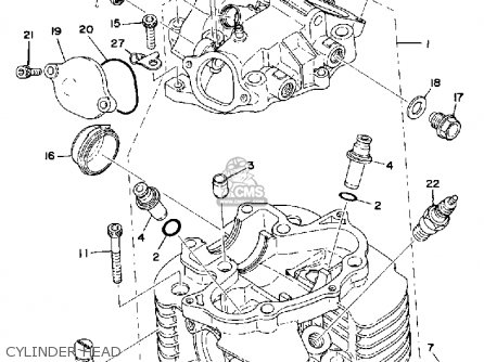Yamaha TT500 1981 TT500H Parts List Manual Microfiche m95 