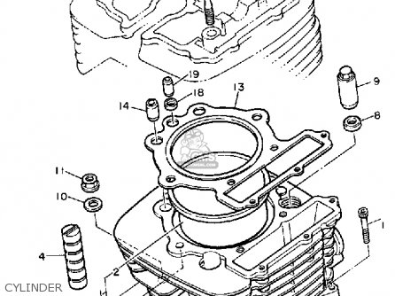 Yamaha TT600 OFFROAD 1984 (E) USA CANADA parts lists and schematics