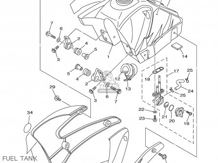 Yamaha TTR125 TTR125L 2003 (3) USA / LARGE WHEEL MODEL parts lists and