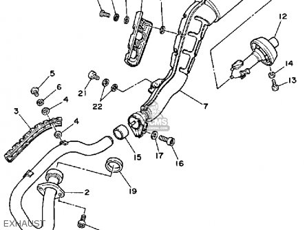 Yamaha TW200 TRAILWAY 1992 (N) USA parts lists and schematics