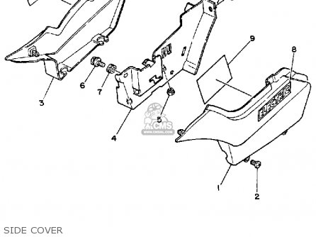 Yamaha TW200 TRAILWAY 1992 (N) USA parts lists and schematics