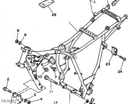 Yamaha TW200 TRAILWAY 1995 (S) USA parts lists and schematics