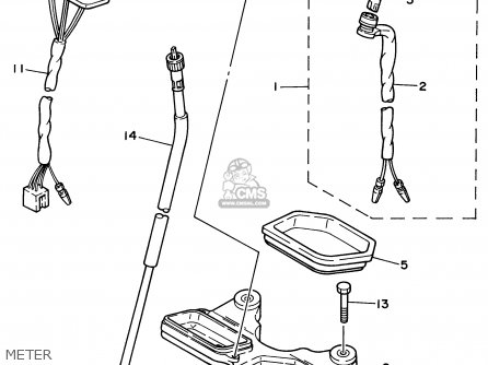 Yamaha TW200 TRAILWAY 1996 (T) USA parts lists and schematics
