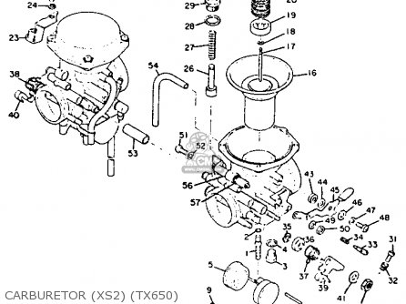ヤマハTX650Ⅱパーツリスト Yamaha TX650 1974 1975 1976 USA パーツリストと回路図