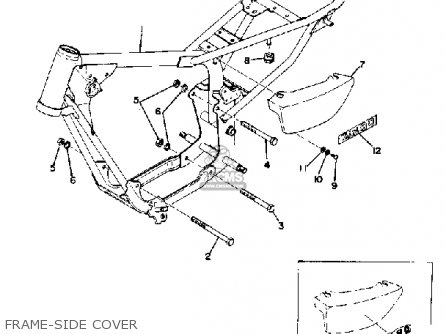 Yamaha TY80 1974 USA parts lists and schematics