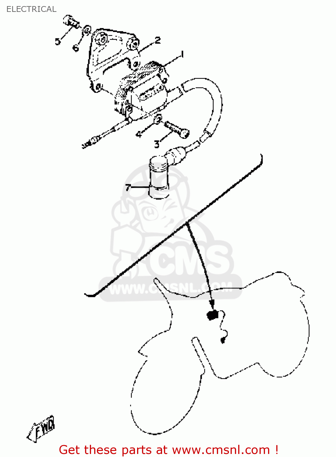 Yamaha TY80 1975 USA ELECTRICAL buy original ELECTRICAL spares online