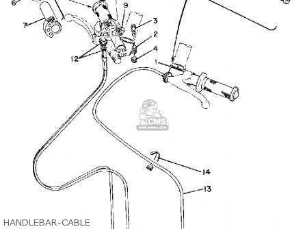 Yamaha TZ250 1980 (A) USA parts lists and schematics