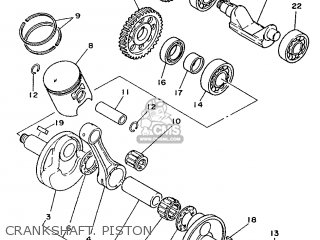 Yamaha TZR125 1987 2RK ENGLAND 272RK-310E1 parts lists and schematics